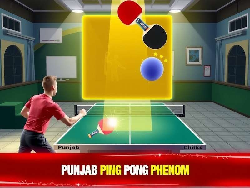 Punjab Ping Pong Phenom Game Screenshot